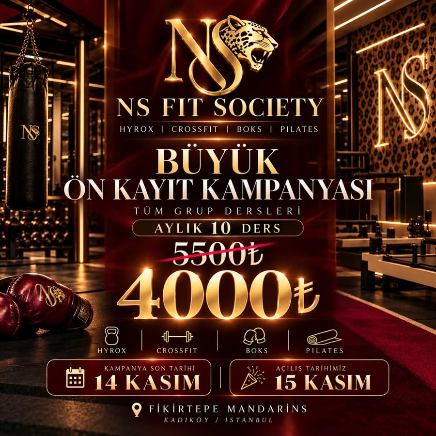 Büyük ön kayıt kampanyası afişi